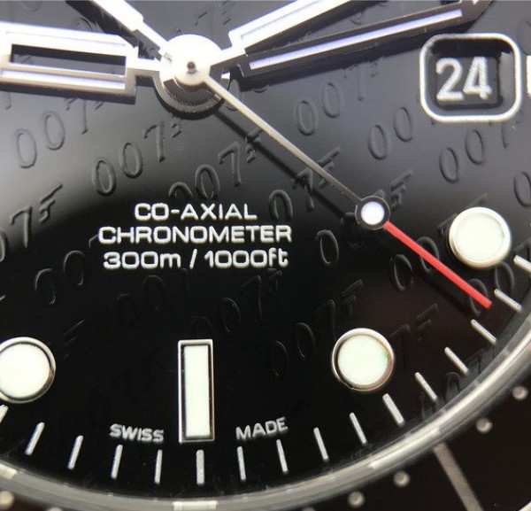 Replica Omega Seamaster 300M Chronometer SS  007  Limited Edition SS Bracelet A2824