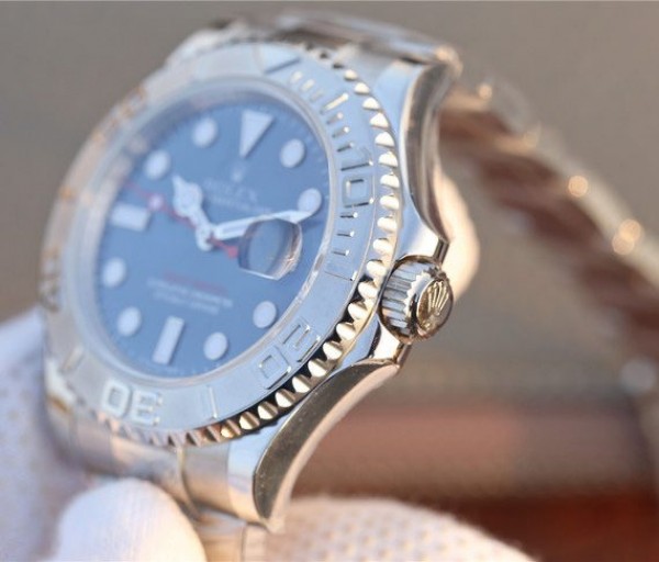Replica Rolex Yacht-Master 116622 JF Blue Dial SS Bracelet SH3135