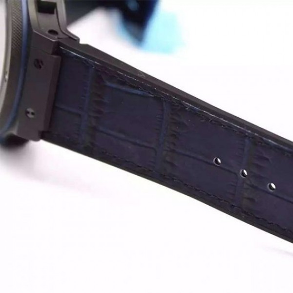 Replica Hublot Big Bang Full Ceramic Evolution Blue Magicb Gummy Strap HUB4104