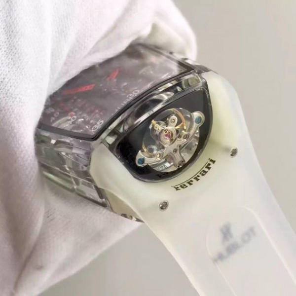 Replica Hublot MP-05 Laferrari Sapphire Limited Edition Skeleton Dial Red