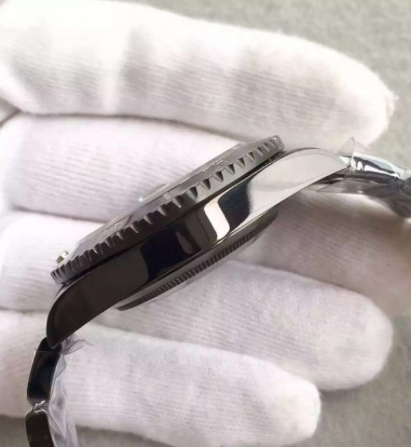 Replica Rolex Fragment Submariner 116610 PVD Black Dial PVD Bracelet A2836