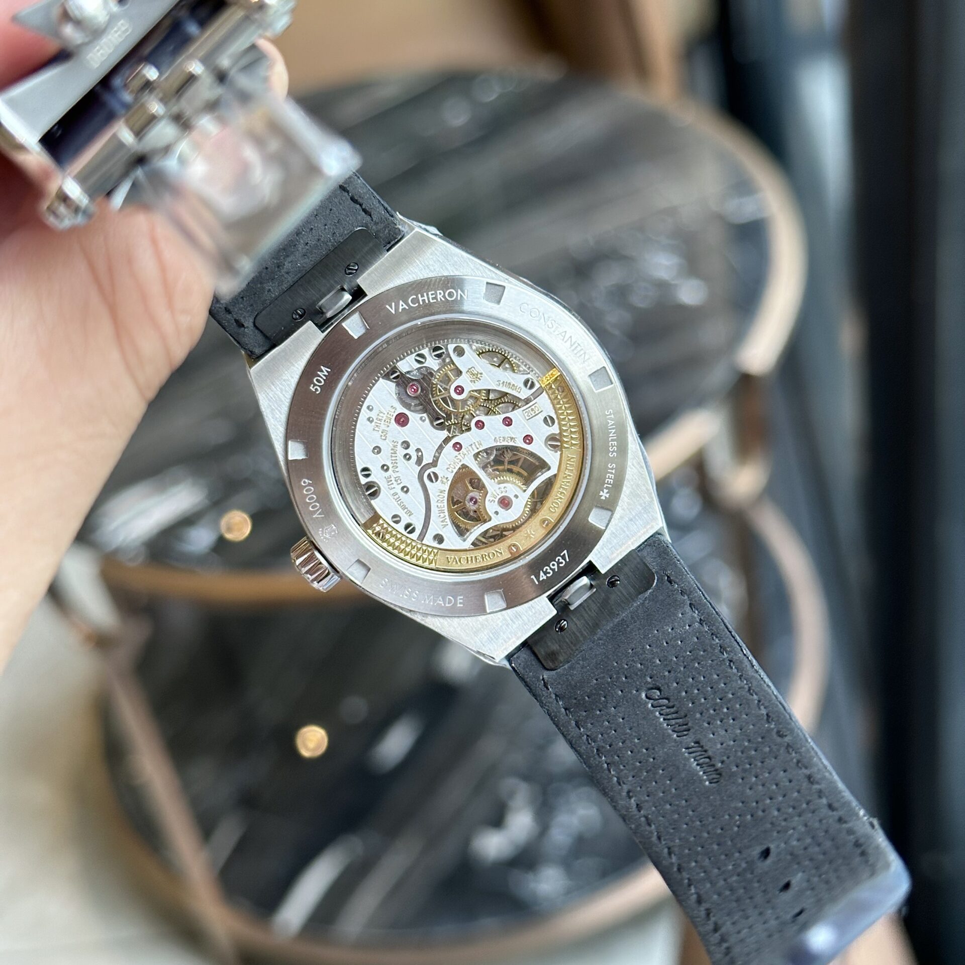 Vacheron Constantin Overseas 6000V Tourbillon Blue Replica 1:1 Watch 42.5mm