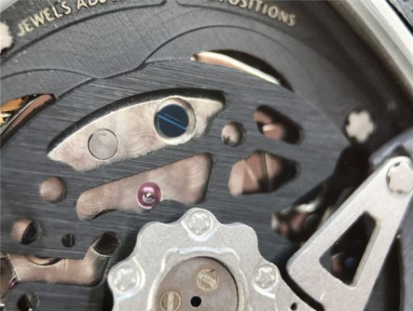 Replica Richard Mille RM011 Black Ceramic PVD Chrono Skeleton Dial Black Rubber Strap A7750