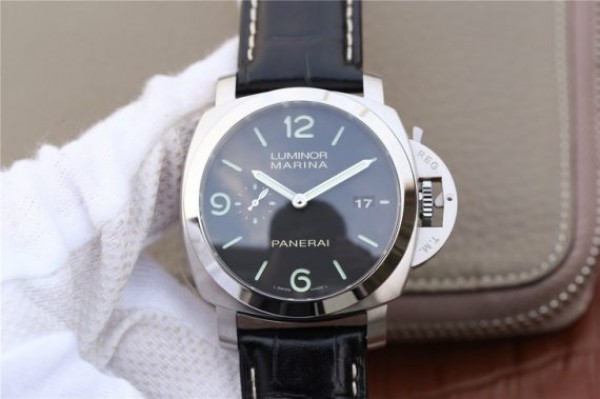 Replica Panerai PAM312 VSF Black Leather Strap P.9000 Super Clone