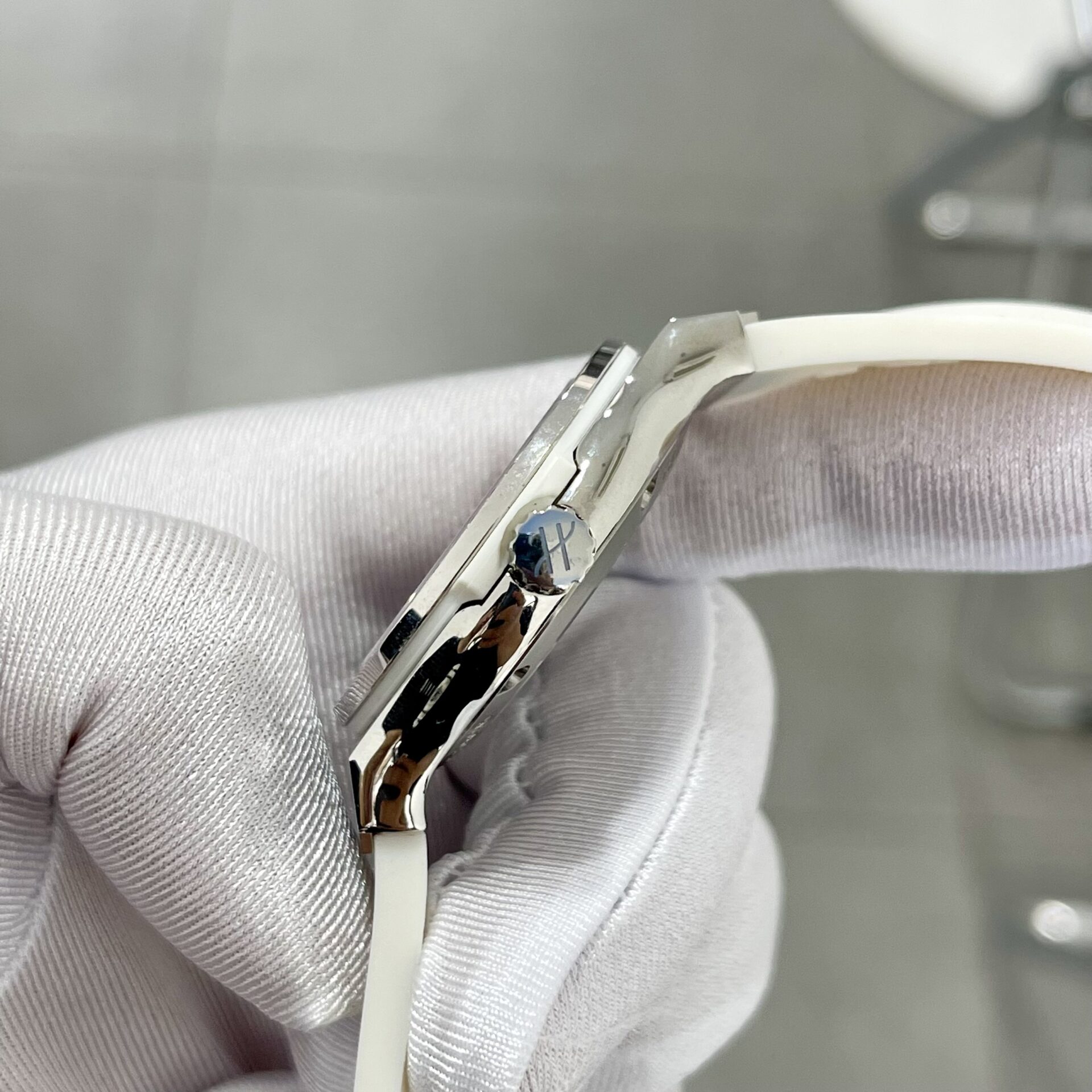 Hublot Classic Fusion White Rubber Strap Replica Watch Swiss Movement 38mm