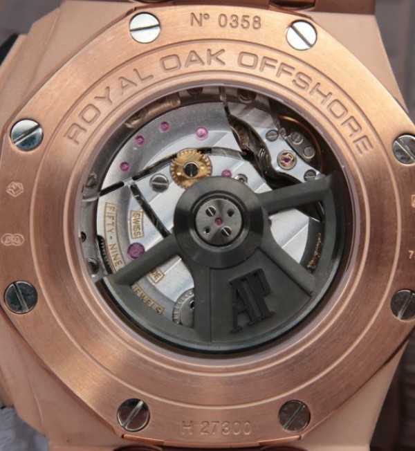 Replica Audemars Piguet JF Royal Oak Offshore RG 26400RO Black Ceramic Bezel A3126