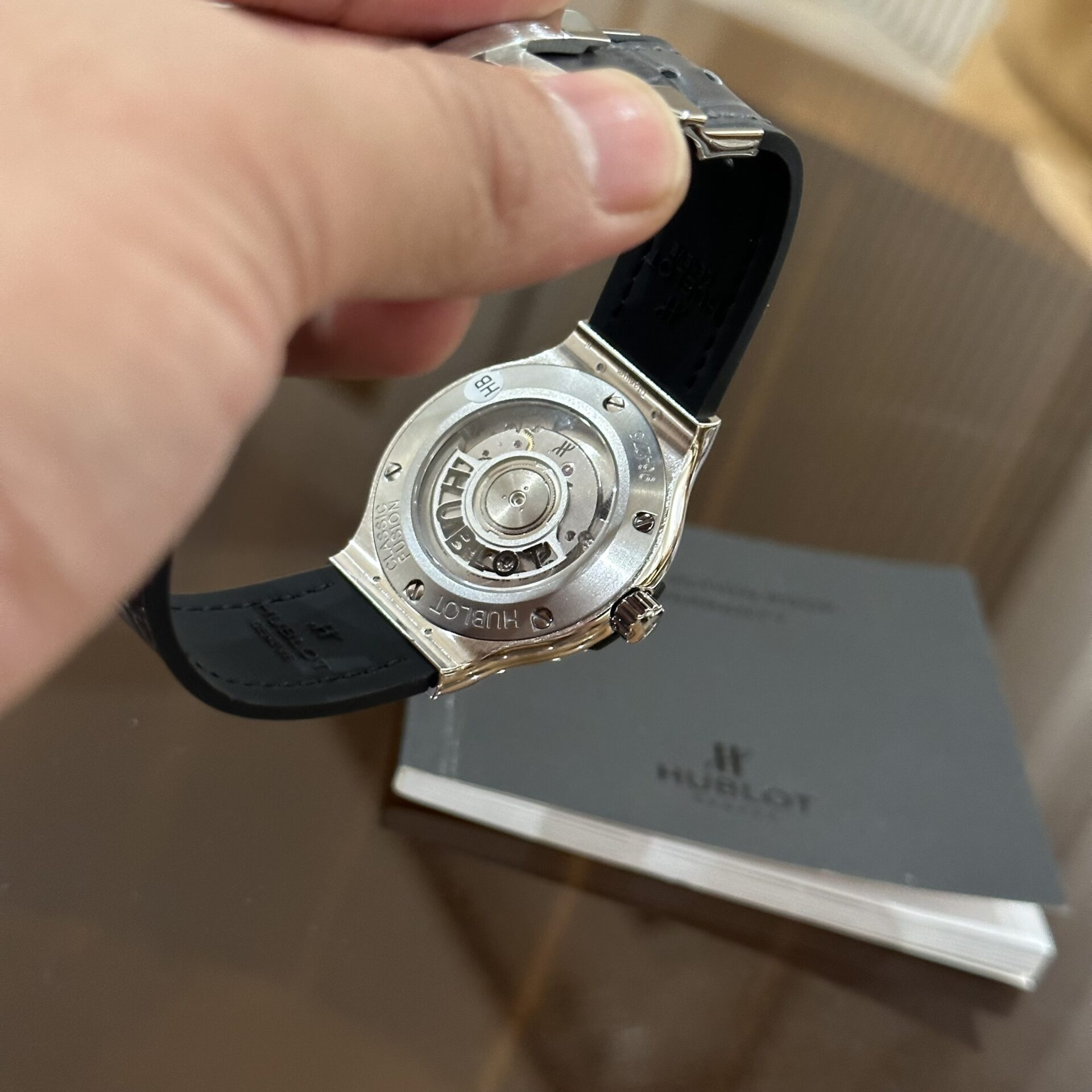 Hublot Classic Fusion Grey Dial With Diamond Bezel HB Factory 38mm