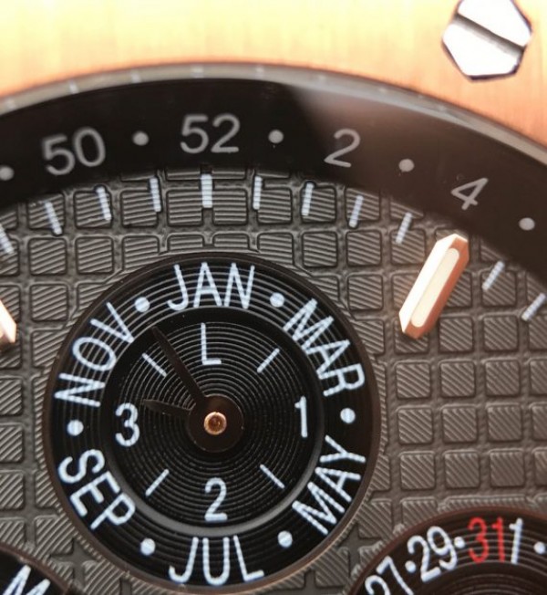 Replica Audemars Piguet JF Royal Oak 41mm 26574 RG Black Dial Leather Strap A5134