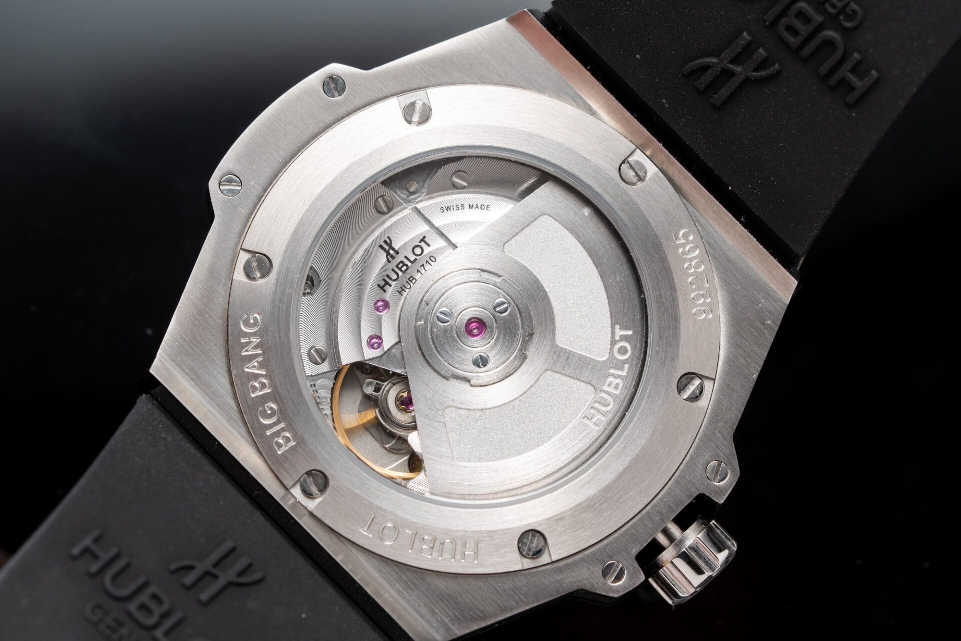 Hublot Replica Watch Big Bang One Click Black Dial Rubber Strap 39mm