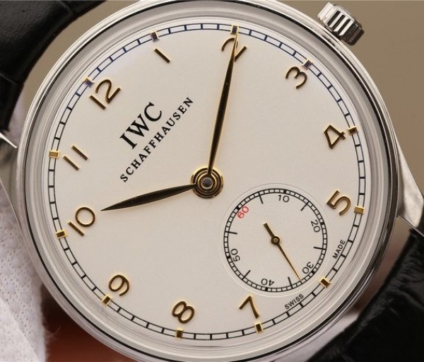 Replica IWC ZF Portuguese IW545408 White Dial Leather Strap A6498