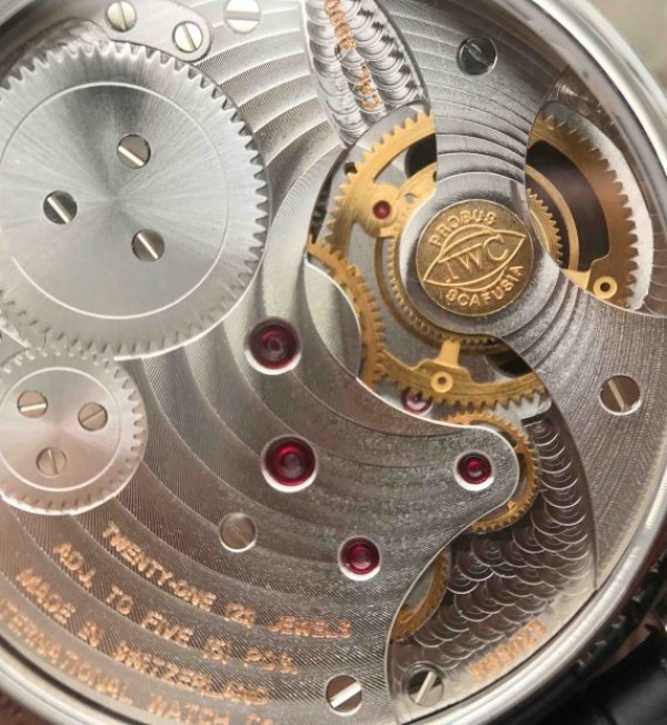 Replica IWC AZ Portuguese Tourbillon White Dial YG Markers A98900