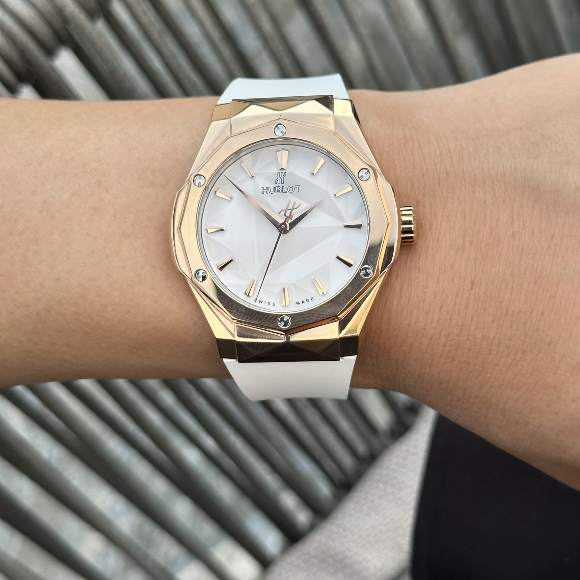 Hublot Replica Watch Orlinski King Gold White Dial APS Factory 40mm