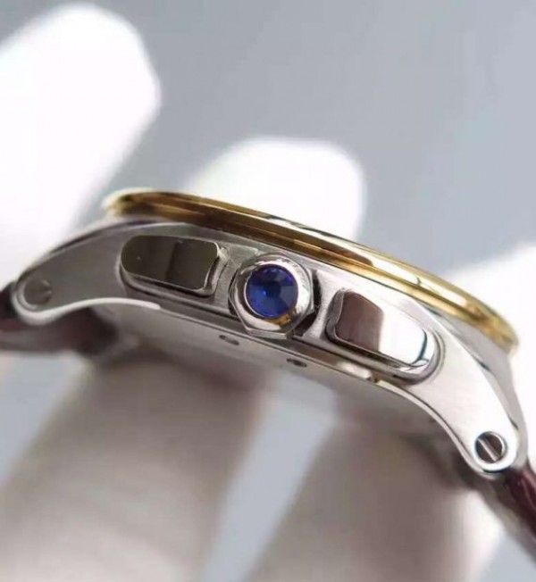 Replica Cartier JF Cartier Calibre de Cartier SS/RG Chronograph White Dial Miyota 9100
