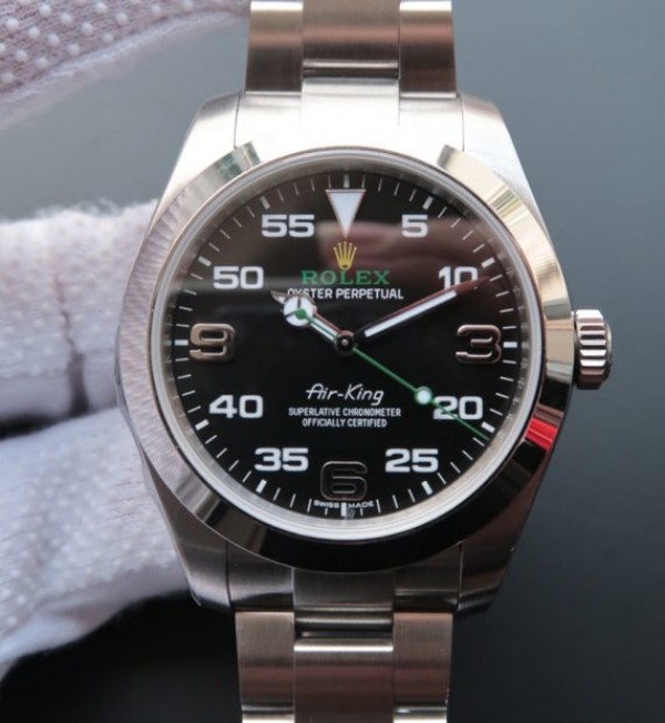 Replica Rolex Air-King 116900 40mm Baselworld 2016 Noob SS Bracelet A2836