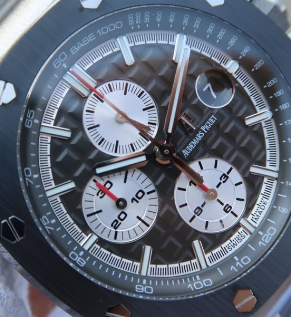 Replica Audemars Piguet JF Royal Oak Offshore 2017 44mm Titanium Gray Dial A3126
