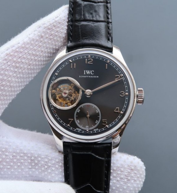Replica IWC YLF AZ Portuguese Tourbillon Black Dial A98900