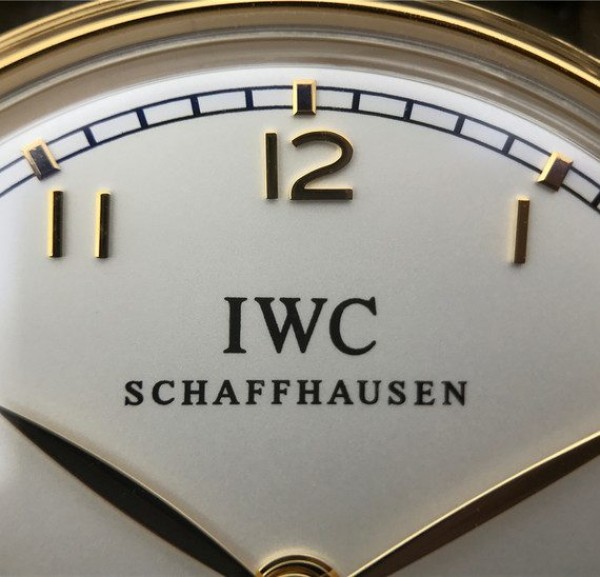 Replica IWC ZF Portuguese IW5454 YG White Dial Leather Strap A6498