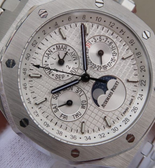 Replica Audemars Piguet JF Royal Oak 41mm 26574 SS White Dial SS Bracelet A5134