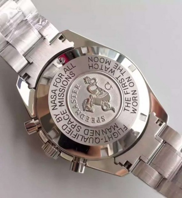 Replica Omega Speedmaster Apollo 11 40th anniversary Black Dial SS Bracelet Manual Winding