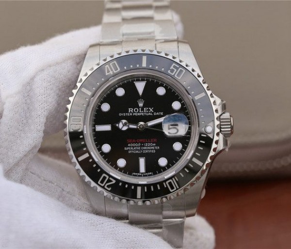 Replica Rolex Sea-Dweller DEEPSEA 116660 Black Ceramic Noob A2836