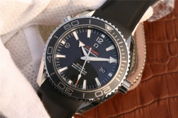 Replica Omega Planet Ocean Professional Ceramic Bezel 45mm OMF Rubber Strap A8500