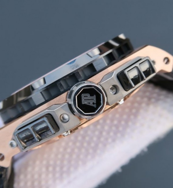 Replica Audemars Piguet JF Royal Oak Offshore 26078 RG Skeleton Dial A3126