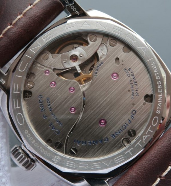 Replica Panerai PAM587 Thick Brown Leather Strap P.3000 Super Clone