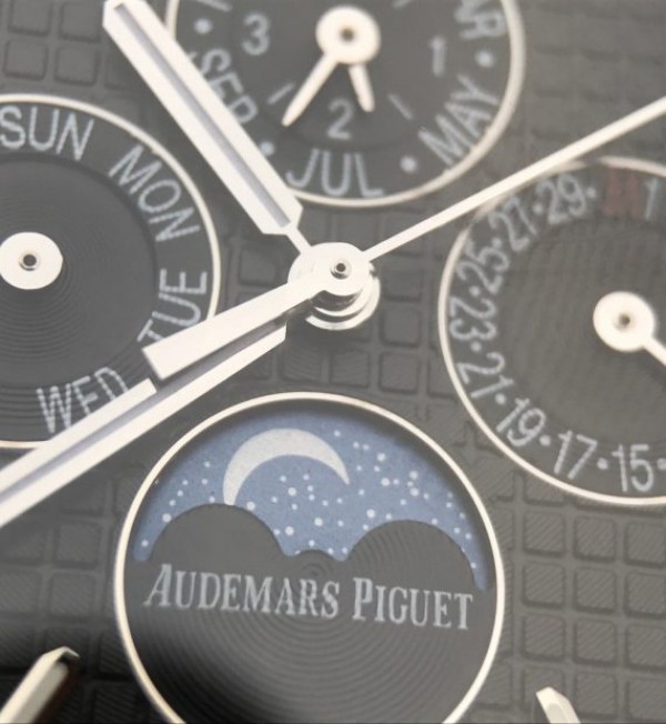 Replica Audemars Piguet JF Royal Oak 41mm 26574 SS Black Textured Dial A5134