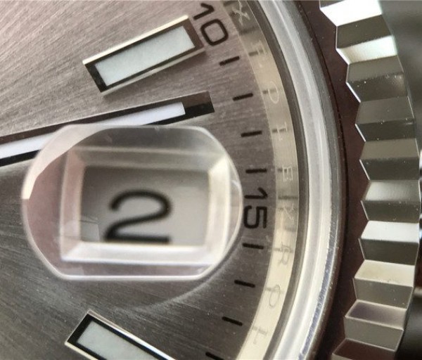 Replica Rolex DateJust 41mm 126334 Noob Fluted Bezel Silver Dial Stick Markers Bracelet A3235