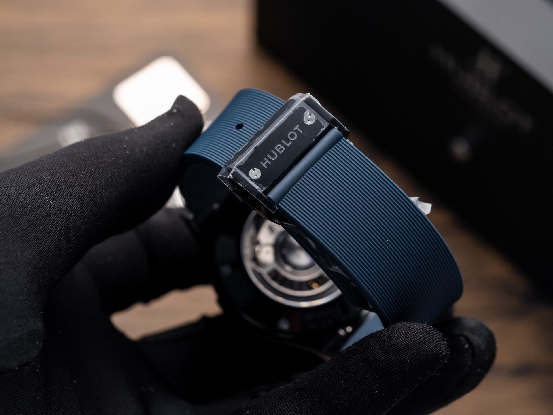 Hublot Classic Fusion Ceramic Blue Dial Rubber Strap GS Factory 42mm