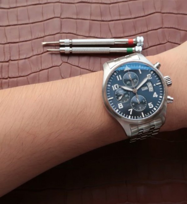 Replica IWC ZF Pilot Chrono 377706 Le Petit Prince SS Bracelet