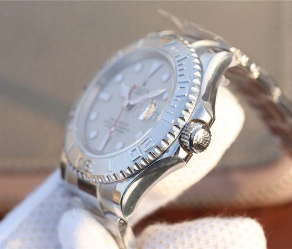 Replica Rolex Yacht-Master 116622 JF Silver Dial on SS Bracelet SH3135