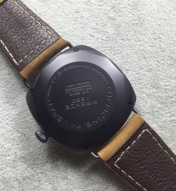 Replica Panerai Radiomir PAM339 Composite Brown Dial Asso Strap