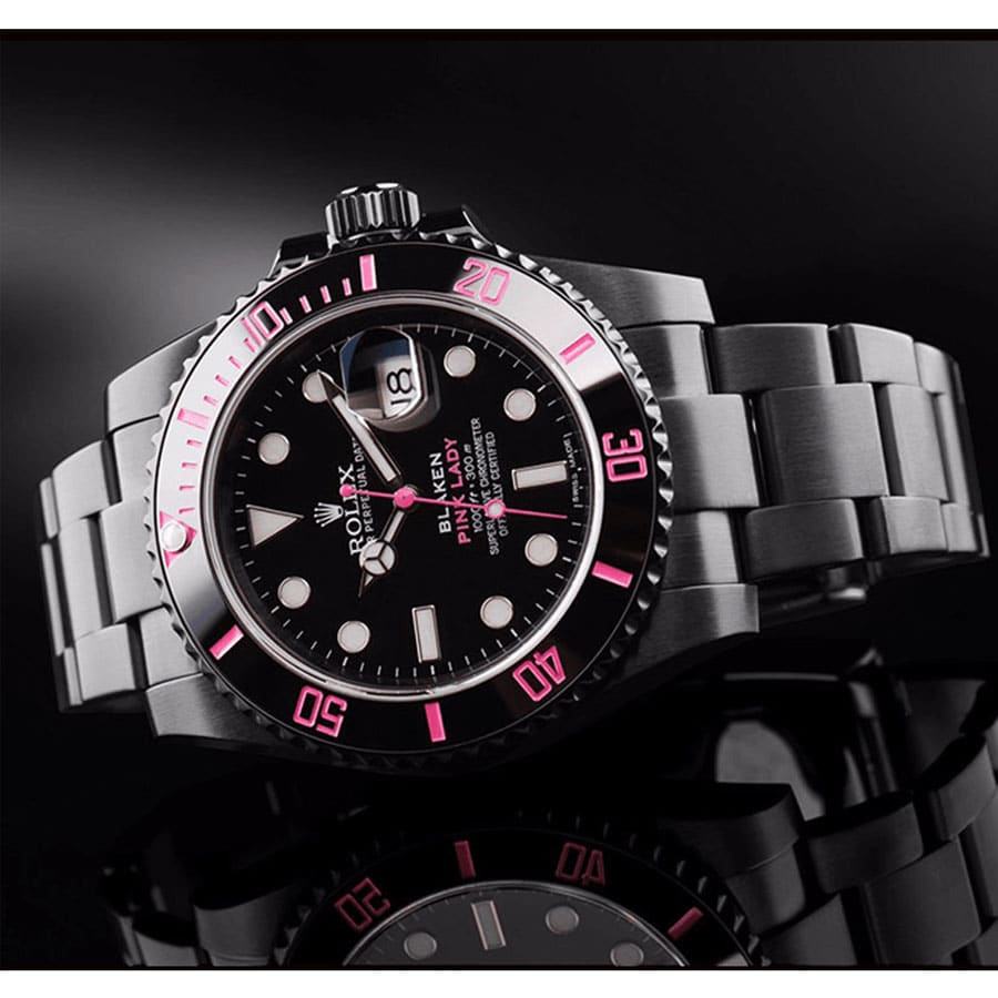 Rolex Submariner 116610N Pink Venom Black Dial Replica