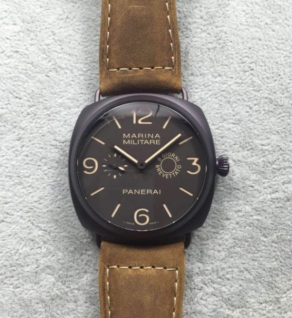 Replica Panerai Radiomir PAM339 Composite Brown Dial Asso Strap