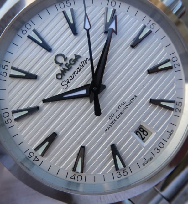 Replica Omega XF Seamaster CO-AXIAL Master Chronometer White Textured Dial SS Bracelet A8900