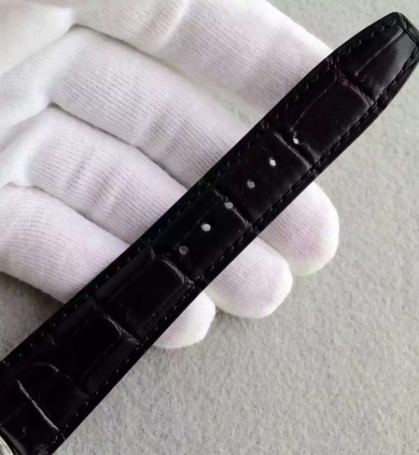 Replica IWC ZF Portuguese RG IW5007 Black Dial Leather Strap A52010