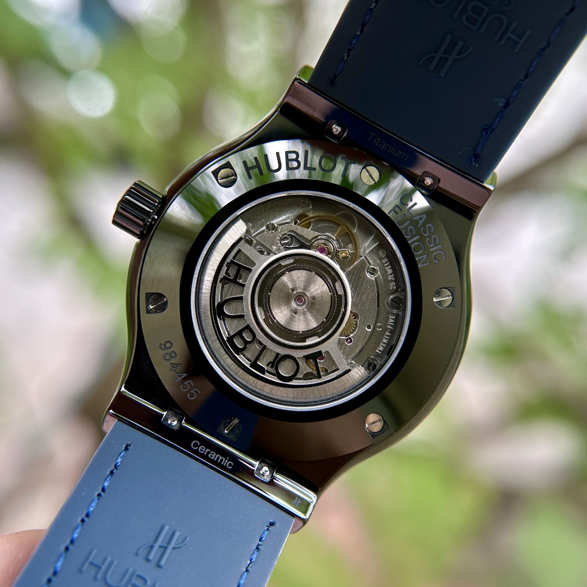 Hublot Classic Fusion Ceramic Blue Best Replica Watch JJZ 42mm