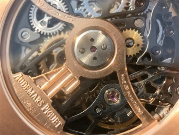 Replica Audemars Piguet Royal Oak 41mm Double Balance Wheel Openworked 15407 RG JF  RG Bracelet A3132