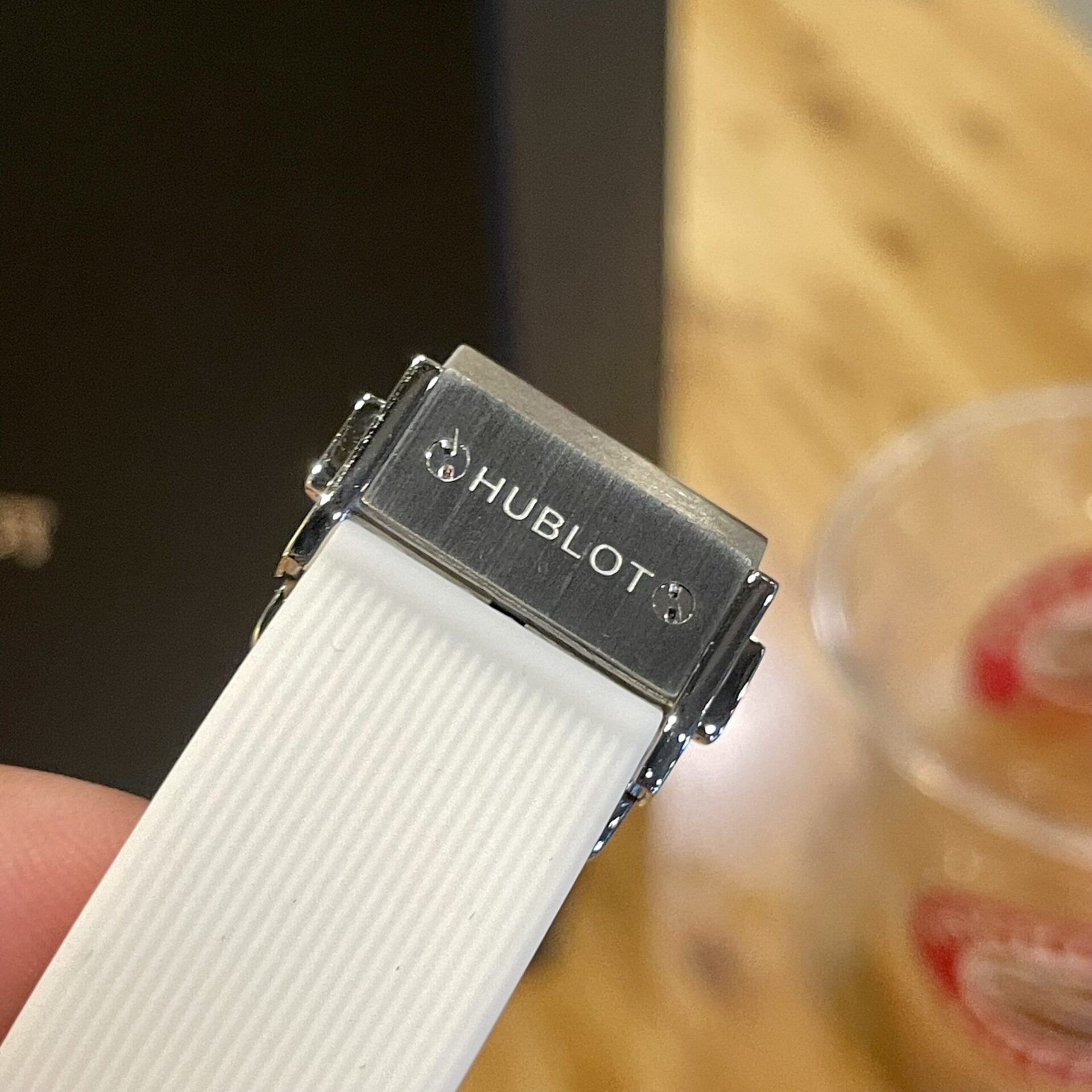 Hublot Replica Watch Classic Fusion White Dial Custom Moissanite Diamonds 38mm
