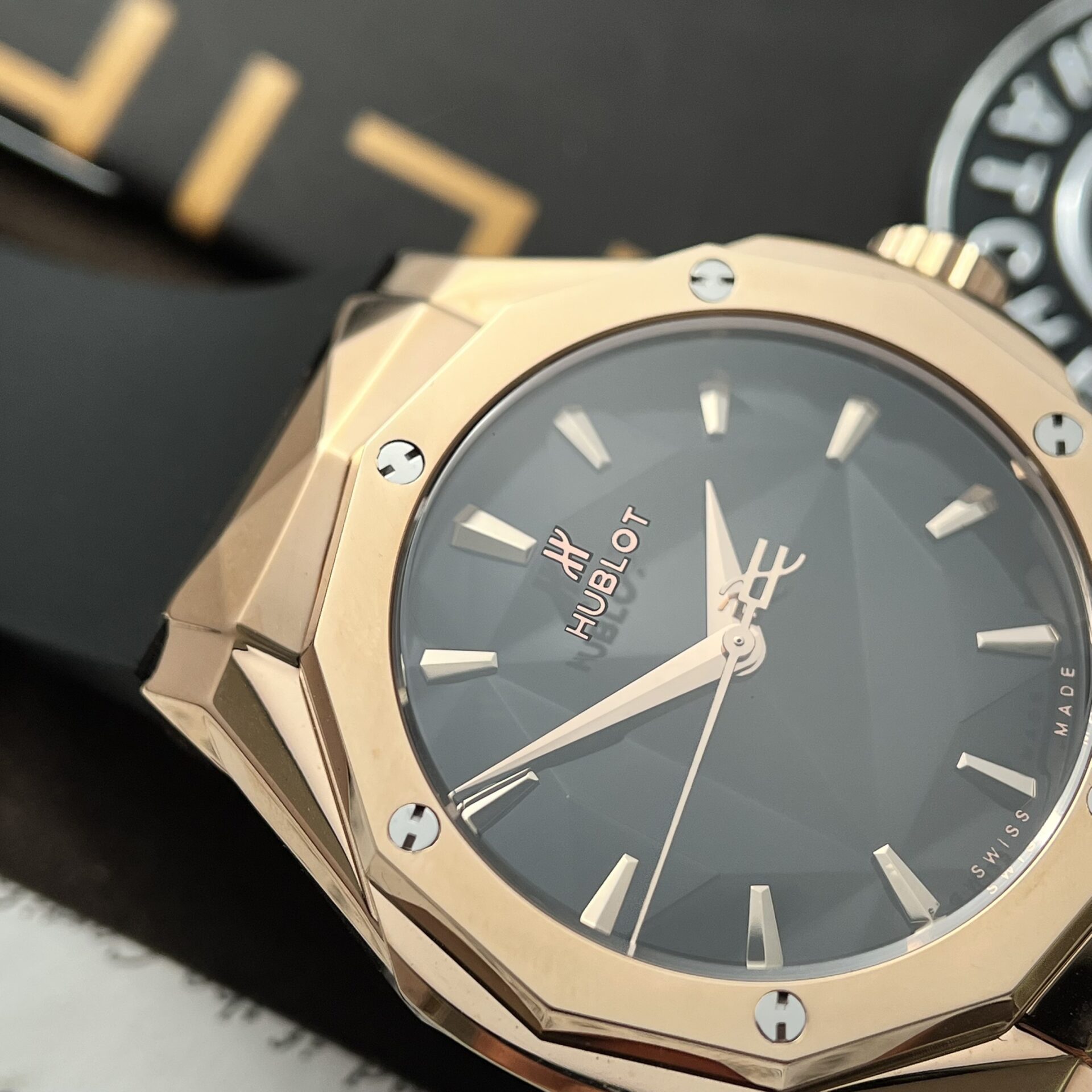 Hublot Replica 1:1 Watch Orlinski King Gold Black Dial HB Factory 40mm