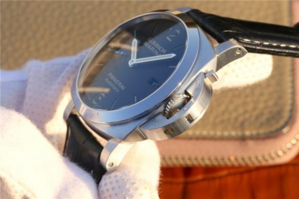 Replica Panerai PAM1312 XF Black Dial Black Leather Strap P9010