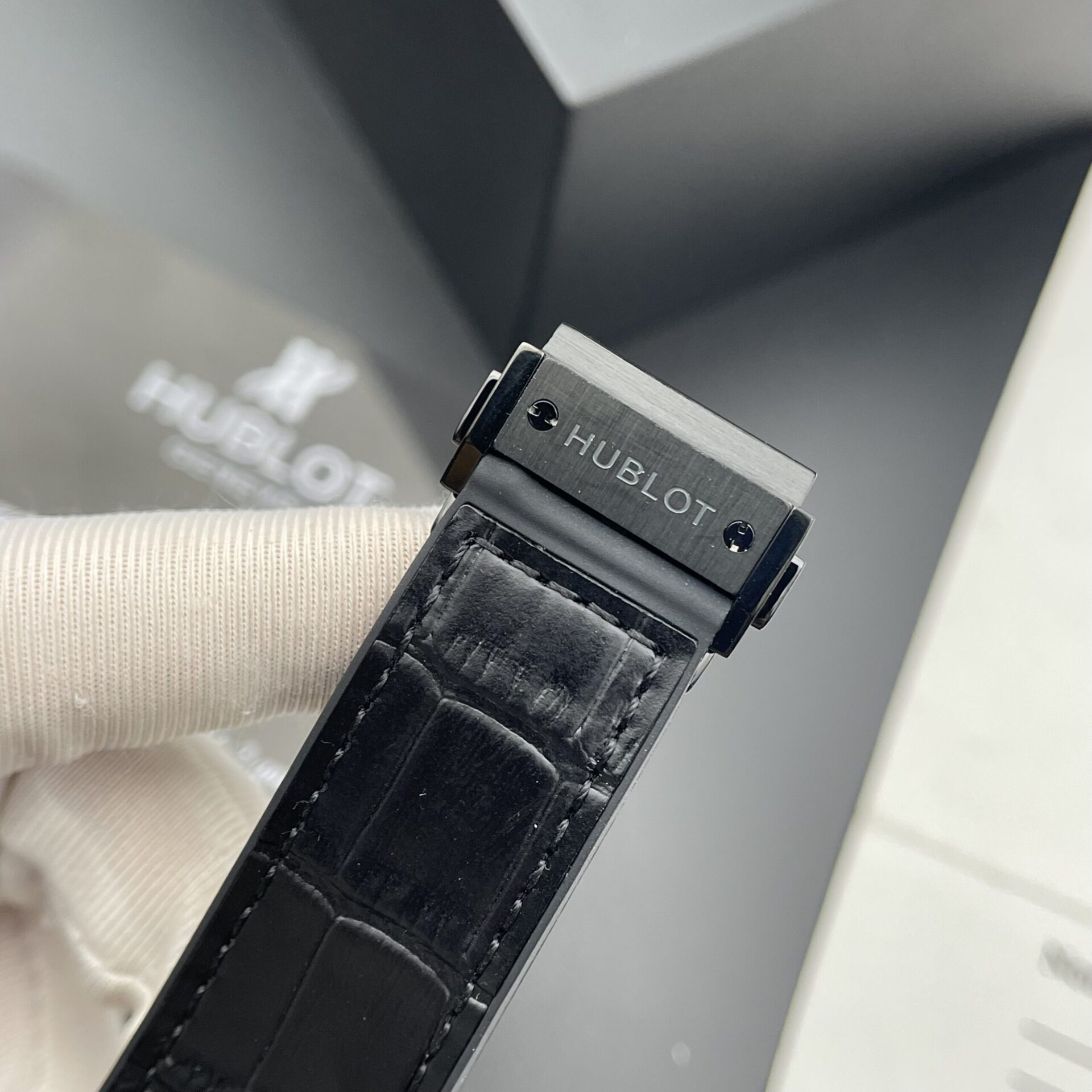 Hublot Classic Fusion Ceramic Clone Watch Black Dial HB Factory 42mm