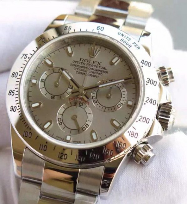 Replica Rolex Daytona 116509 Gray Dial SS Bracelet A4130