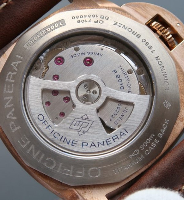 Replica Panerai ZF PAM671 Blue Dial Dark Brown Leather Strap P.9010