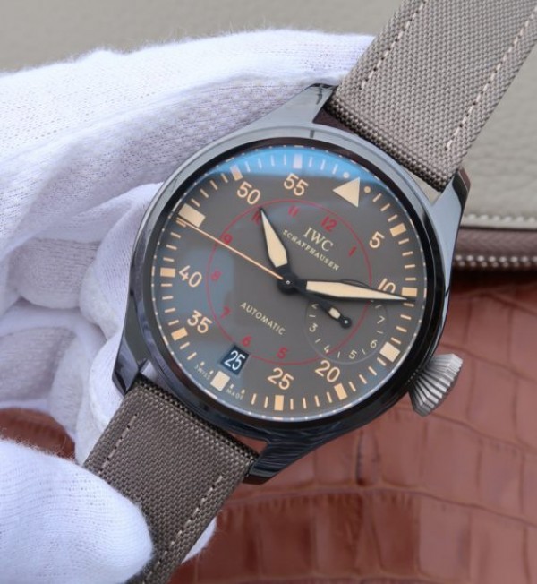 Replica IWC ZF Big Pilot 48mm IW501902 Real Ceramic Nylon Strap