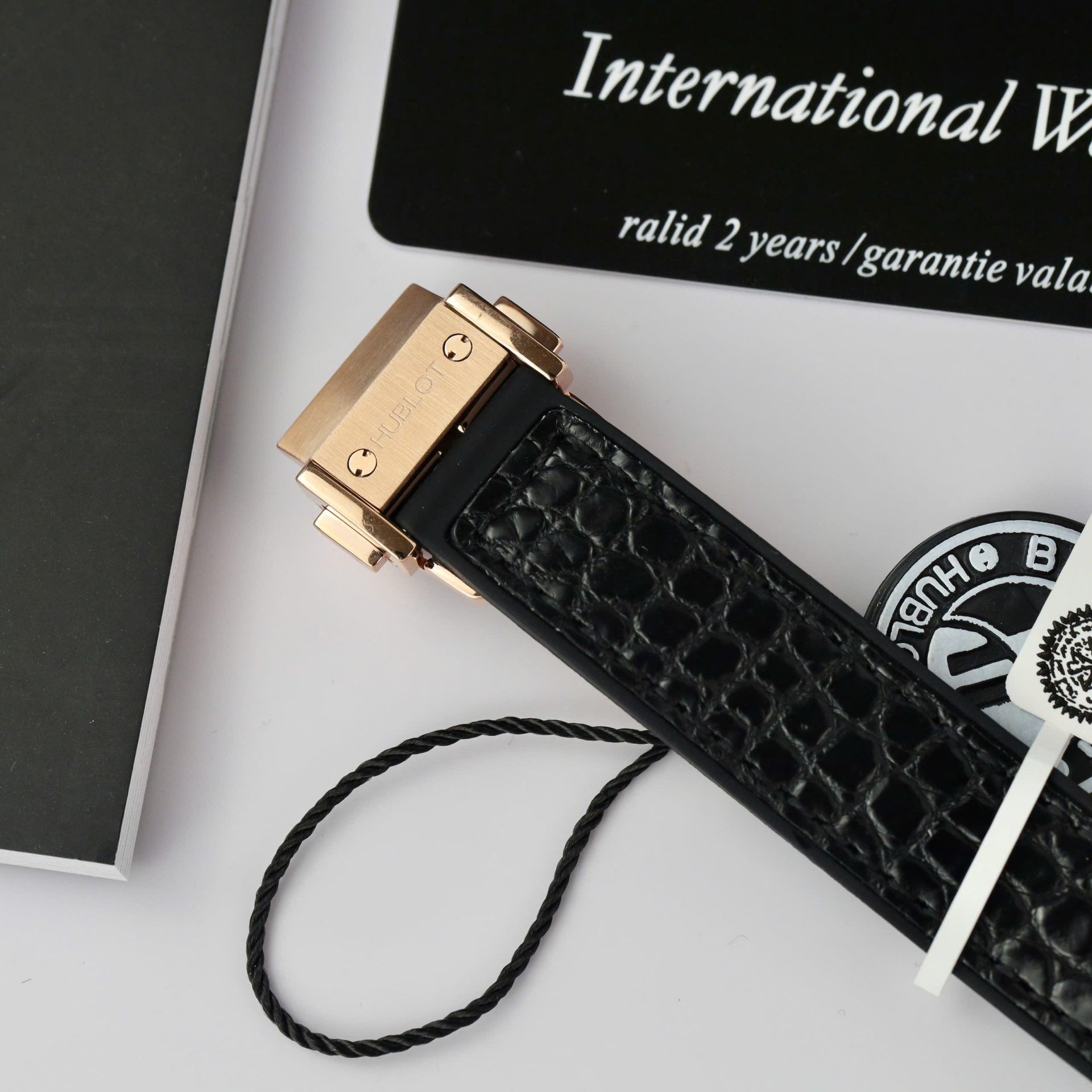 Hublot Classic Fusion King Gold Replica Watches Custom Moissanite Diamonds 33mm