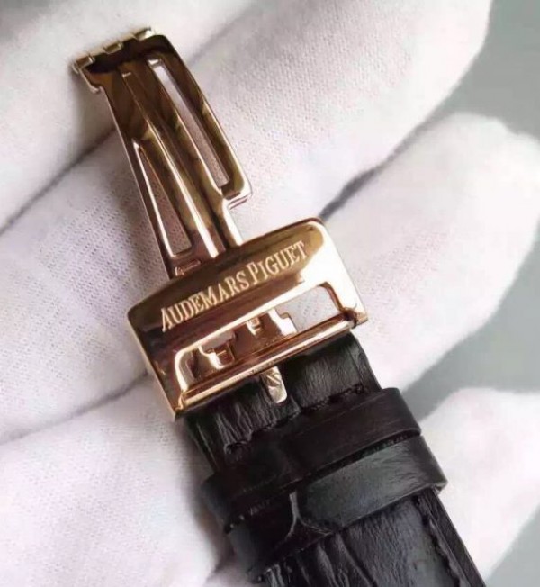 Replica Audemars Piguet Jules Audemars Tourbillon RG Black Dial