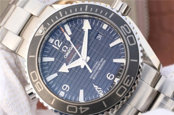 Replica Omega Planet Ocean Professional Ceramic Bezel 45mm OMF 007 SS Bracelet A8501