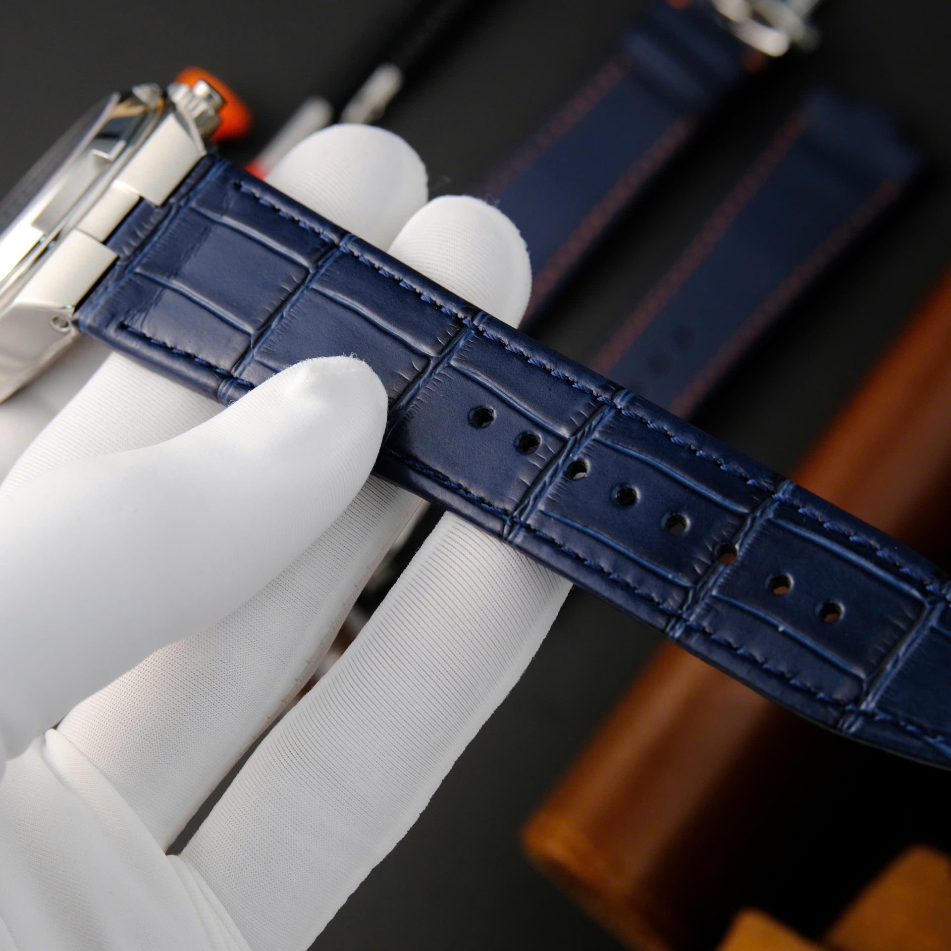 Vacheron Constantin Overseas Dual Time 7900V Replica Watch Blue Dial PZ Factory 41mm